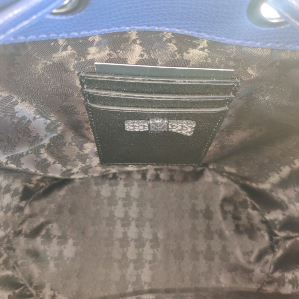 Karl Lagerfeld Paris Adele Bucket Bag Indigo Blue - Picture 4 of 8